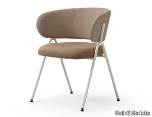 KEIRA - Upholstered chair with armrests _ Quinti Sedute