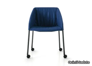 HYWAY - Chair with castors with armrests _ Quinti Sedute