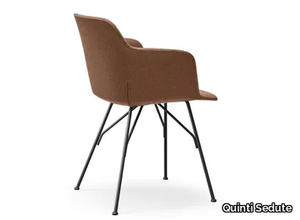 DEEP COVER - Chair with armrests _ Quinti Sedute