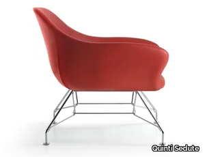 MANTA - Lobby chair with armrests _ Quinti Sedute