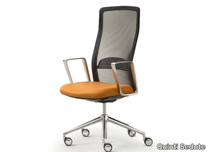 THAT'S IT - Mesh office chair with armrests with 5-Spoke base _ Quinti Sedute