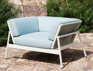 PIPER - Garden armchair with belting _ RODA