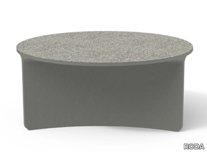 ASPIC 002 - Round low cement garden side table _ RODA