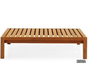 NETWORK 029 - Rectangular teak garden side table _ RODA