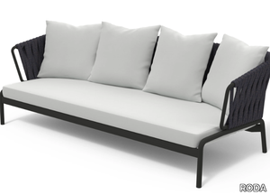 SPOOL 203 - 3 seater powder coated steel garden sofa _ RODA