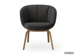 CLEO MINI - Fabric chair with armrests _ ROSSIN