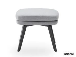 CLEO WOOD - Fabric footstool _ ROSSIN