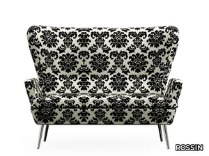 DECO - Fabric small sofa high-back _ ROSSIN