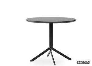 TONIC METAL - Steel table with 4-star base _ ROSSIN