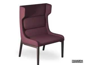 ARIS - Fabric armchair high-back _ ROSSIN