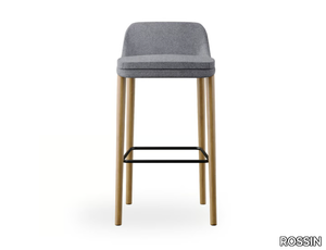 SOFIE - Fabric stool with integrated cushion _ ROSSIN