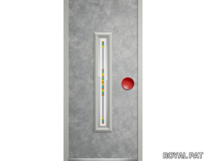 LUCE - NOVECENTO - Aluminium armoured door panel _ ROYAL PAT