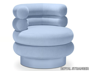 JASMINE - Swivel fabric armchair _ ROYAL STRANGER