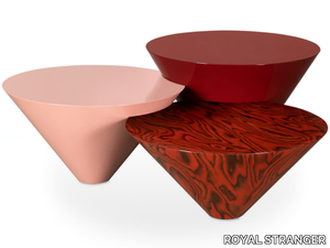 SORBET - Round lacquered wood coffee table _ ROYAL STRANGER