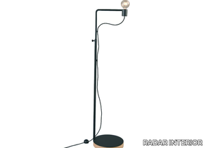 GRAFIT - Height-adjustable metal floor lamp with dimmer _ RADAR INTERIOR