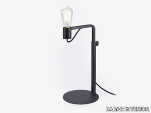 GRAFIT - Handmade height-adjustable metal table lamp with dimmer _ RADAR INTERIOR