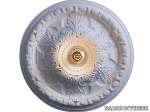 SOLFERINO - Handmade plaster ceiling light _ RADAR INTERIOR