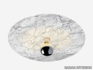 VENUS - Handmade Carrara marble ceiling light _ RADAR INTERIOR