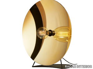 ZENITH - Handmade Thermoformed glass table lamp with dimmer _ RADAR INTERIOR