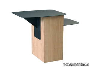 GRAFIT L - Oak side table _ RADAR INTERIOR