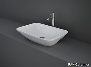 RAK-VARIANT - Countertop rectangular ceramic washbasin _ RAK Ceramics