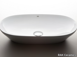 RAK-VARIANT - Countertop oval ceramic washbasin _ RAK Ceramics