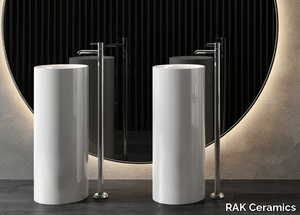 RAK-PETIT - Freestanding round ceramic washbasin _ RAK Ceramics