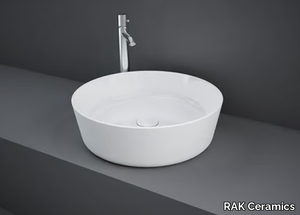 RAK-FEELING - Countertop round ceramic washbasin _ RAK Ceramics