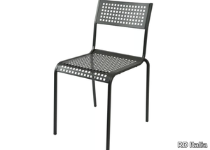 MONELLA 1 - Stackable galvanized steel garden chair _ RD Italia