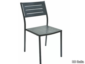 DORIO 1 - Stackable galvanized steel garden chair _ RD Italia