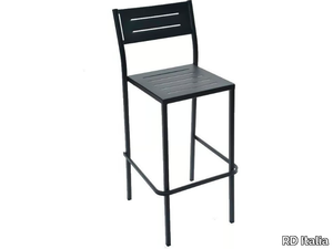 DORIO 75 - Stackable galvanized steel garden stool _ RD Italia