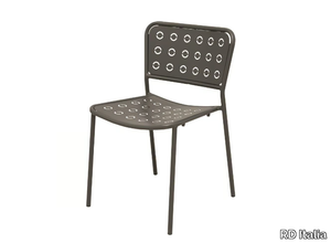 POP 1 - Stackable galvanized steel garden chair _ RD Italia