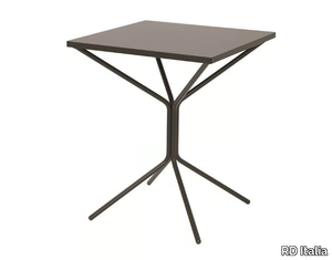 QUID - Square galvanized steel garden table _ RD Italia