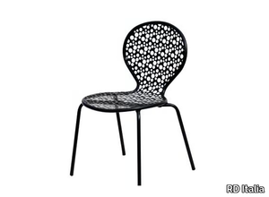 ROTONDA 1 - Stackable galvanized steel garden chair _ RD Italia