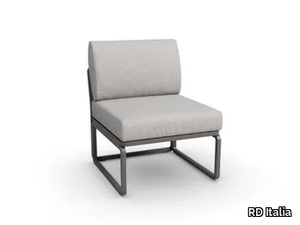 DIVO - Modular sled base fabric garden armchair _ RD Italia