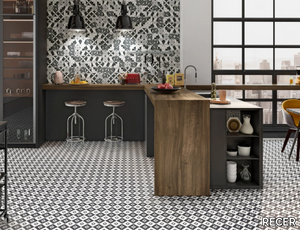 TWENTIES - Glazed porcelain stoneware wall/floor tiles with encaustic effect _ RECER