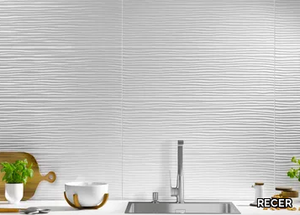 MORE BEND - Indoor white-paste 3D Wall Cladding _ RECER