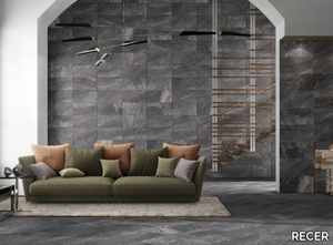 PUKKA - Porcelain stoneware wall/floor tiles with stone effect _ RECER