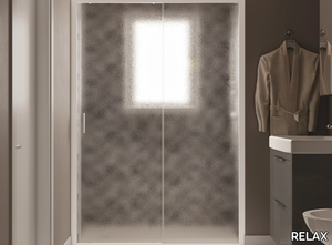 FLAT SC1 - Niche shower cabin with sliding door _ RELAX