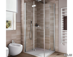 LIGHT AS + AS - Shower cabin with folding door _ RELAX