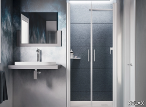 LIGHT B2 - Niche shower cabin with hinged door _ RELAX