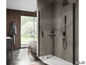 LUXOR 140 S - Shower cabin with tray _ RELAX