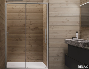 UNICO SC1 - Niche shower cabin with hinged door _ RELAX