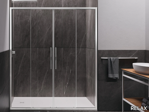 UNICO SC2 - Niche shower cabin with sliding door _ RELAX