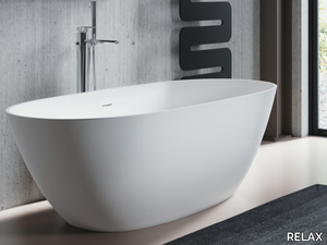 ALYSSUM - Freestanding Solid Surface bathtub _ RELAX