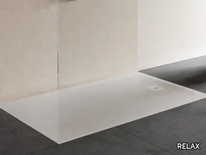 RASO - Rectangular Solid Surface shower tray _ RELAX