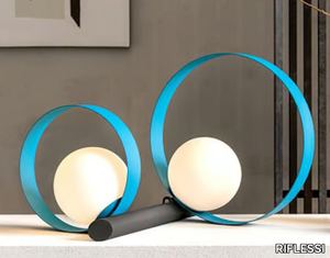 BUBBLE DUO DT - Metal table lamp _ RIFLESSI