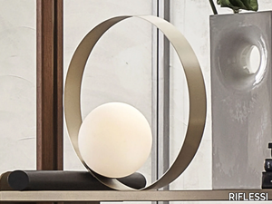 BUBBLE T - Metal table lamp _ RIFLESSI