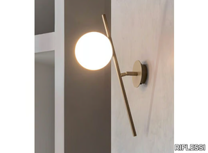 MERIDIAN A - Adjustable painted metal wall light _ RIFLESSI