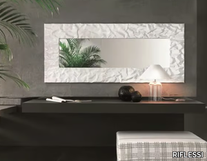 MITO - Wall-mounted framed mirror _ RIFLESSI